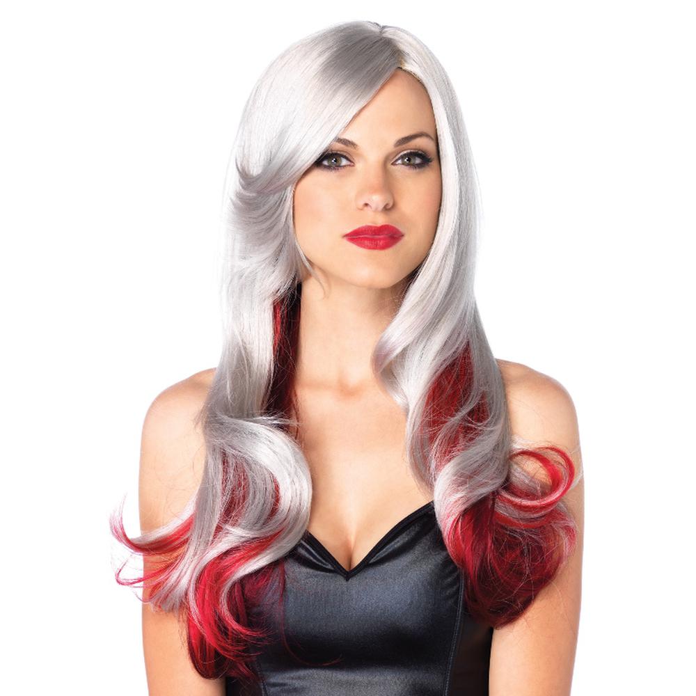 Leg Avenue - Allure Wig - Grey/Red
